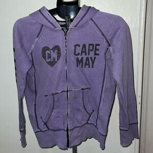 Vintage Cape May Zip Up Hoodie